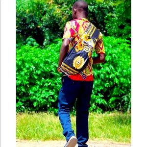 Ukupapa African Chitenge Handmade Cross-body bag